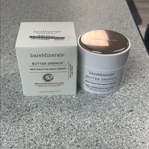 bareMinerals Butter Drench Restorative Cream - Cream and Silver